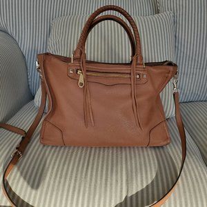 Rebecca Minkoff Brown Leather Regan Satchel